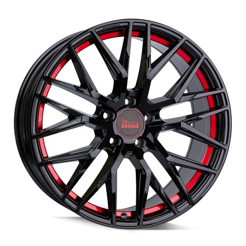 Janta aliaj MAM Leichtmetallräder RS4 8.5x19 5x120 ET35 BPRI - Black Painted Red Inside