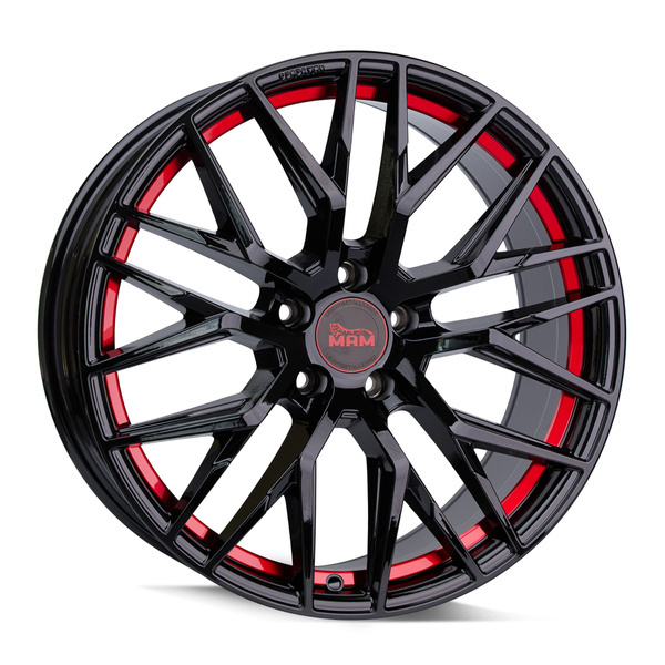 Janta aliaj MAM Leichtmetallräder RS4 8.5x20 5x112 ET45 BPRI - Black Painted Red Inside