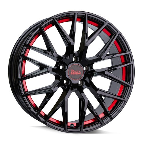 Janta aliaj MAM Leichtmetallräder RS4 8.5x20 5x112 ET30 BPRI - Black Painted Red Inside