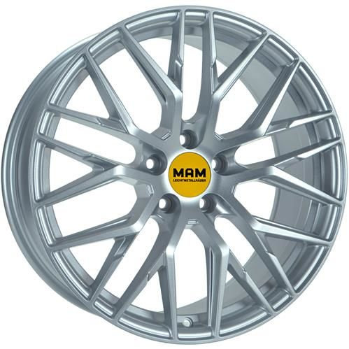 Janta aliaj MAM Leichtmetallräder RS4 MSL - MATT SILVER PAINTED CB72.6 5/120 19X8.5 ET35
