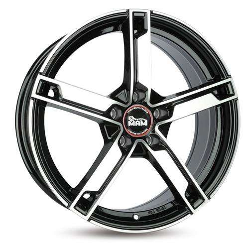 Janta aliaj MAM Leichtmetallräder W4 6.5x16 5x112 ET38 BFP - Black Front Polish