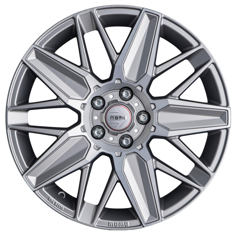 Janta aliaj MOMO EVOLUZIONE Matt Titan Silver Polished CB72.3 5/108 18X8 ET42