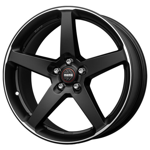 Janta aliaj MOMO Five 8.5x20 5X112 ET38 Matt Black Polished