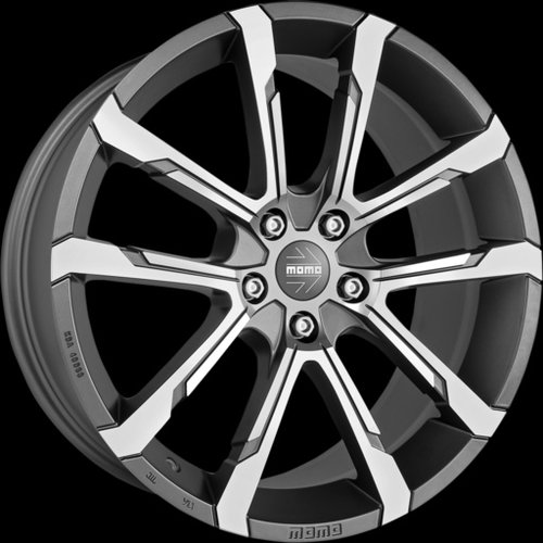 Janta aliaj MOMO QUANTUM EVO Matt Anthracite Polished CB79.6 5/112 20X10.5 ET42