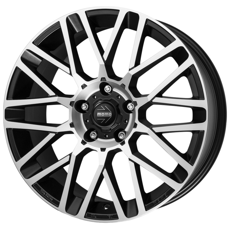 Janta aliaj MOMO REVENGE EVO Matt Black Polished CB79.6 5/120 20X10 ET25