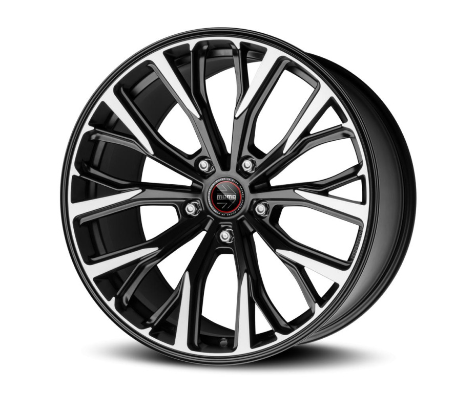 Janta aliaj MOMO RF-02 Matt Black Polished CB66.6 5/112 20X10 ET40