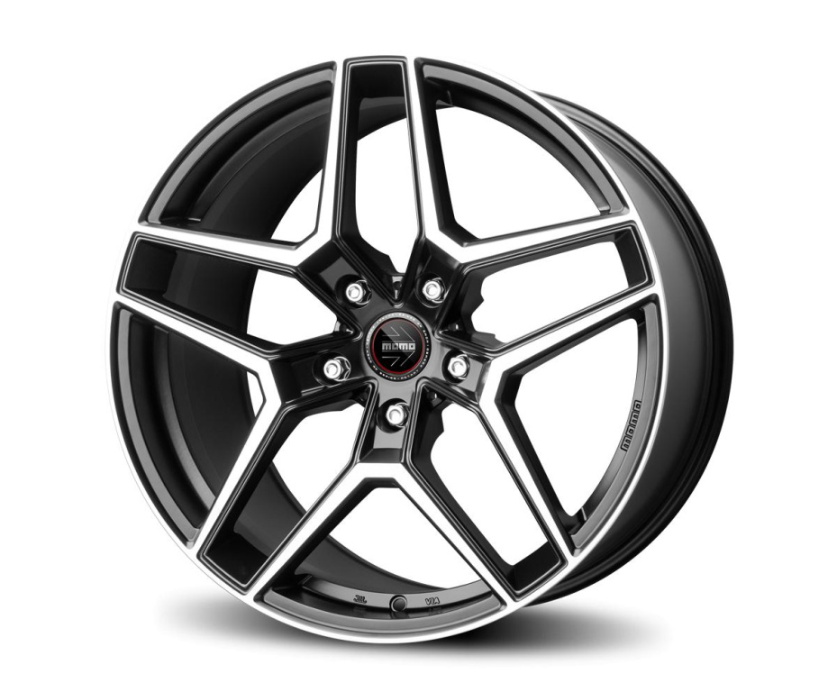 Janta aliaj MOMO RF-06 Matt Black Polished CB66.6 5/112 20X8.5 ET30