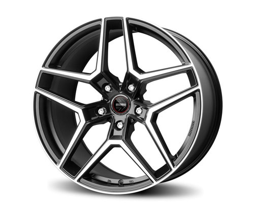 Janta aliaj MOMO RF-06 Matt Black Polished CB66.6 5/112 20X8.5 ET30