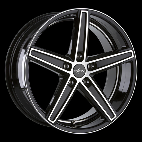 Janta aliaj Oxigin 18 Concave 8.5x18 5x100 ET35 BFP - black full polish