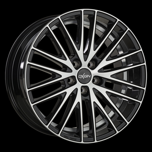 Janta aliaj Oxigin 19 Oxspoke 7.5x17 5x100 ET35 BFP - black full polish