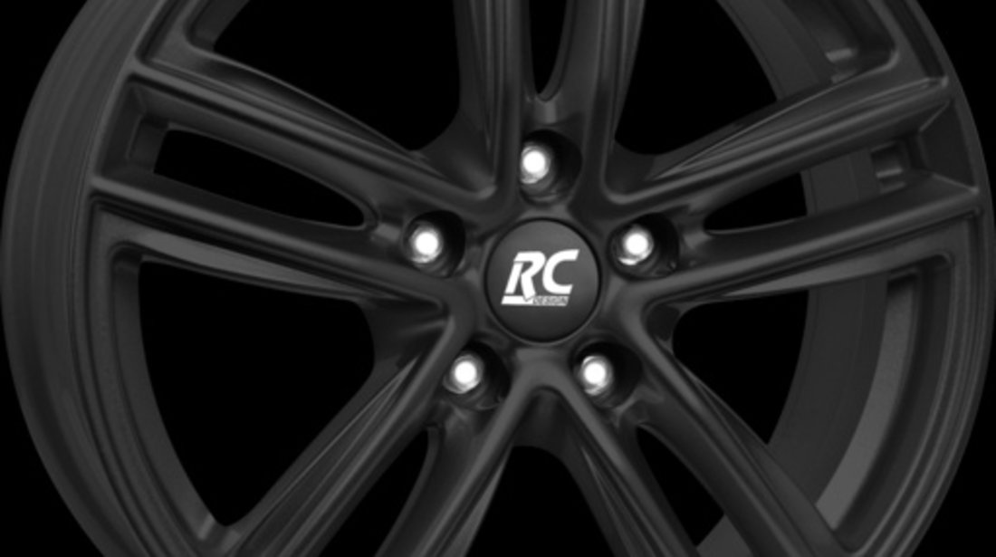 Janta aliaj RC DESIGN RC27 MATT BLACK CB66.1 5/114.3 16X6.5 ET32