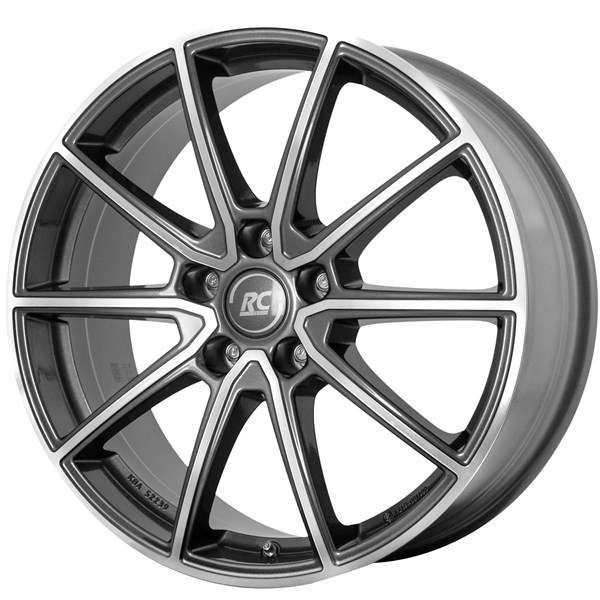 Janta aliaj RC-DESIGN RC32 8.0x18 5x112 ET32.5 HGVP - Himalaya-Grey Front-Poliert