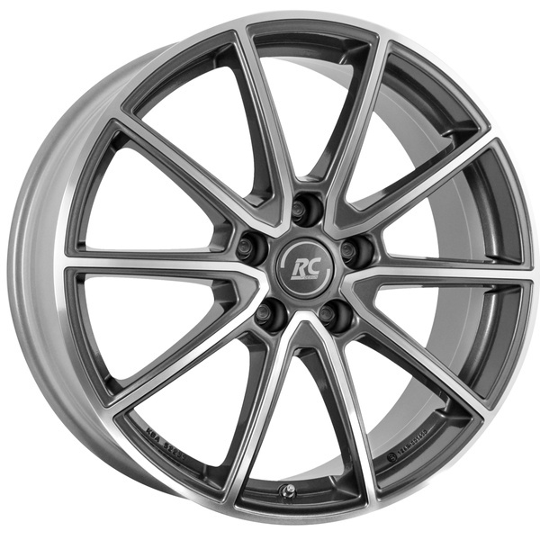 Janta aliaj RC-DESIGN RC32 8.5x19 5x112 ET35.5 HGVP - Himalaya-Grey Front-Poliert