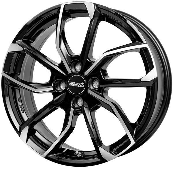 Janta aliaj RC-DESIGN RC34 7.0x17 4x108 ET38 SGVP - Schwarz Front-Poliert