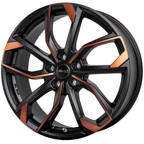 Janta aliaj RC DESIGN RC34 BOM - Black Orange Matt CB57.1 5/112 19X8.0 ET40