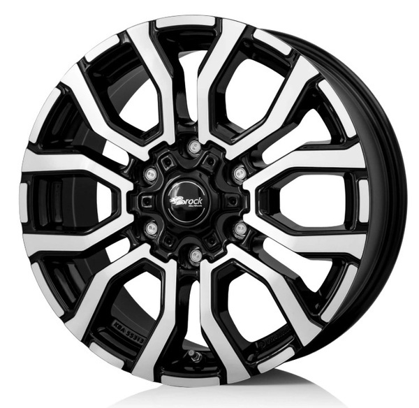 Janta aliaj RC-DESIGN RC35 6.5x17 6x130 ET62 SGVP - Schwarz Front-Poliert