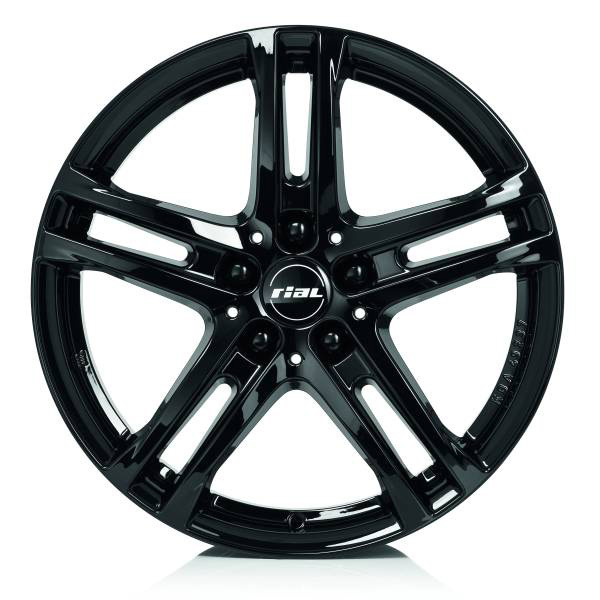 Janta aliaj RIAL Bavaro 605 negru CB 5/112 15X6.0 ET47