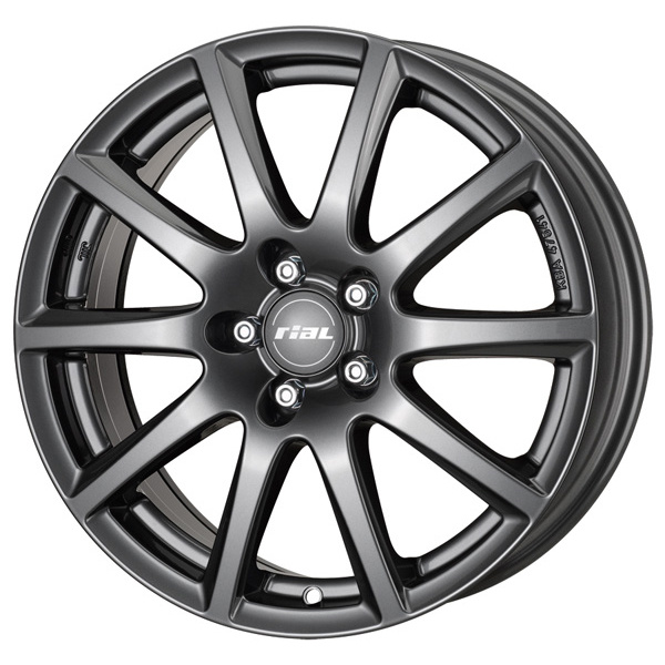 Janta aliaj RIAL Milano 656 Titanium CB 5/112 16X6.5 ET45
