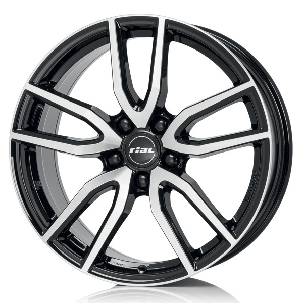 Janta aliaj RIAL Torino 656 negru CB 5/112 16X6.5 ET40
