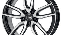 Janta aliaj RIAL Torino 808 negru CB 5/108 18X8.0 ...