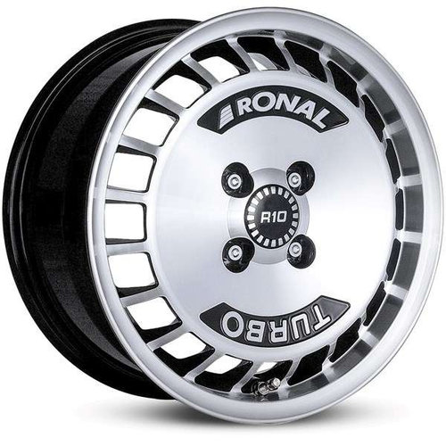 Janta aliaj Ronal R10 7.0x15 4x100 ET28 B - Schwarz-Frontkopiert