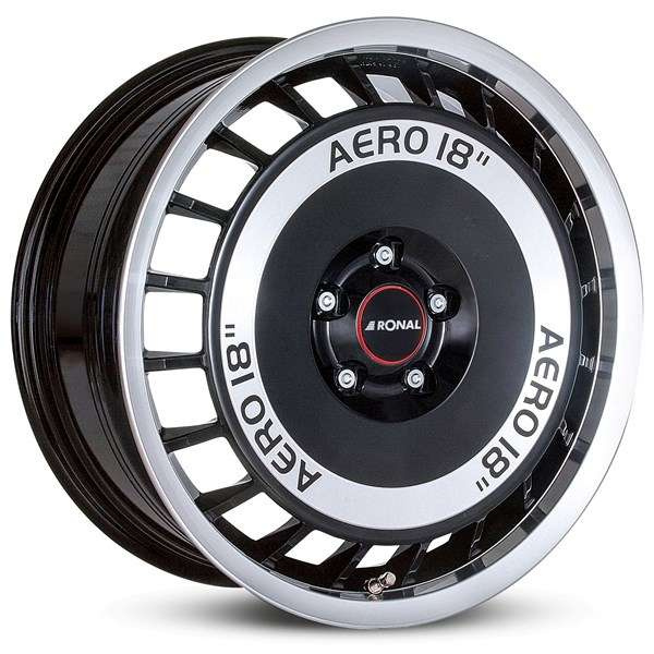 Janta aliaj Ronal R50 7.5x16 5x112 ET50 B - Schwarz-Frontkopiert