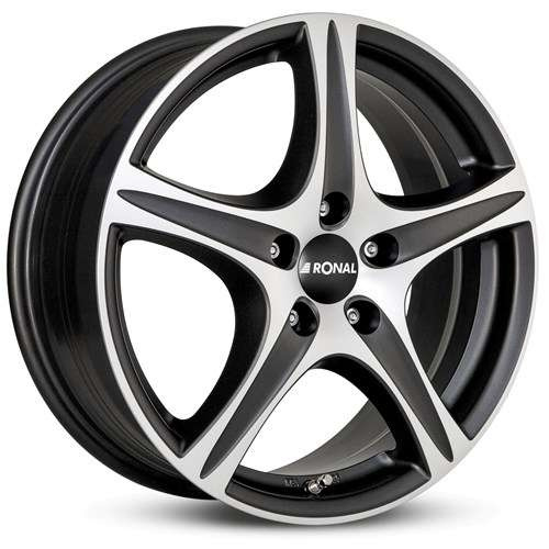 Janta aliaj Ronal R56 6.0x15 4x114.3 ET40 MBF - Mattschwarz-Frontkopiert