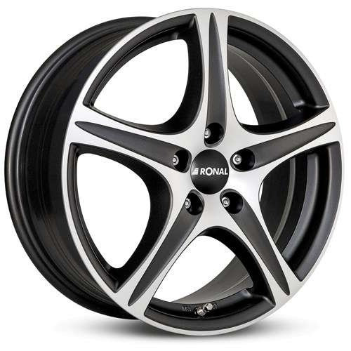 Janta aliaj Ronal R56 7.0x17 5x112 ET37 MBF - Mattschwarz-Frontkopiert
