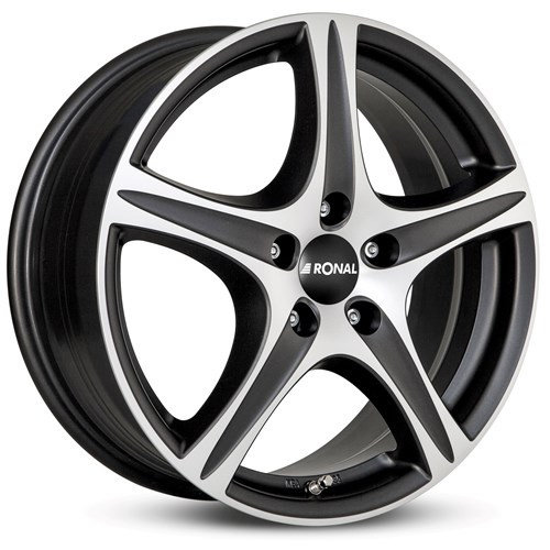 Janta aliaj Ronal R56 8.0x18 5x114.3 ET40 MBF - Mattschwarz-Frontkopiert