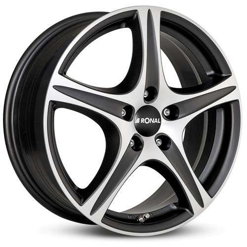 Janta aliaj Ronal R56 MBF - Mattschwarz-Frontkopiert CB71.6 5/118 18X8.0 ET45
