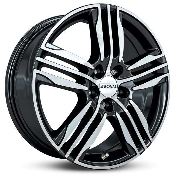 Janta aliaj Ronal R57 7.0x17 4x98 ET35 BF - Schwarz-Frontkopiert
