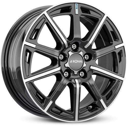Janta aliaj Ronal R60 6.5x16 5x114.3 ET40 JBF - Jetblack-Frontkopiert