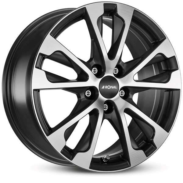 Janta aliaj Ronal R61 JBM - Jetblack-Matt-Frontkopiert CB76 5/112 17X7.5 ET52