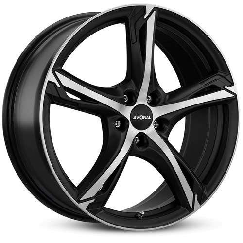 Janta aliaj Ronal R62 8.5x20 5x114.3 ET40 JBF - Jetblack-Matt-Frontkopiert