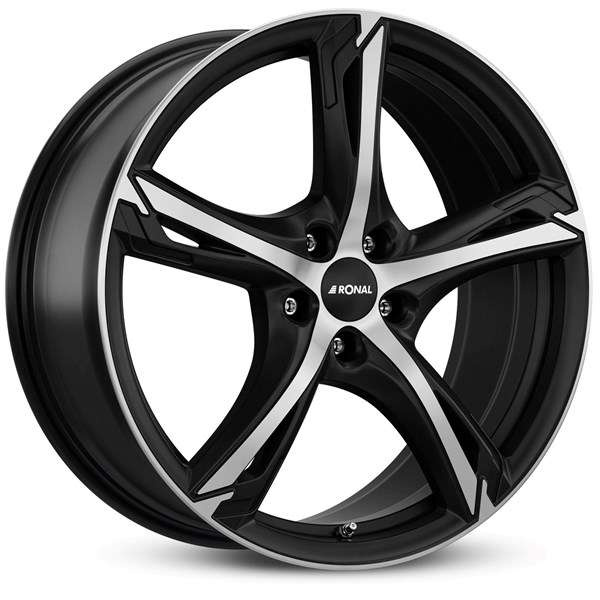 Janta aliaj Ronal R62 JBF - Jetblack-Matt-Frontkopiert CB63.4 5/108 19X8.0 ET55