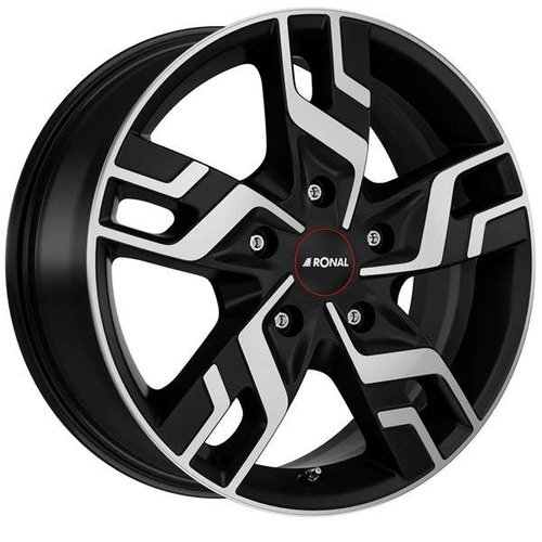Janta aliaj Ronal R64 JBF - Jetblack-Matt-Frontkopiert CB65.1 5/120 17X7.0 ET55