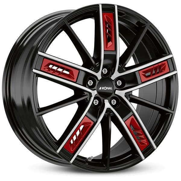 Janta aliaj Ronal R67 8.0x19 5x112 ET45 JBF - Jetblack-Frontkopiert