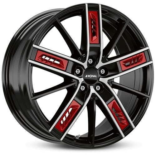 Janta aliaj Ronal R67 8.0x19 5x112 ET45 JBF - Jetblack-Frontkopiert