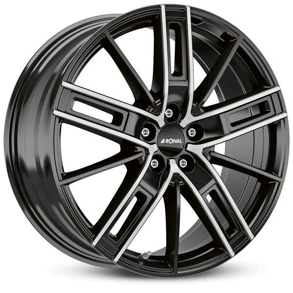 Janta aliaj Ronal R67 8.0x19 5x112 ET45 JBF - Jetblack-Frontkopiert