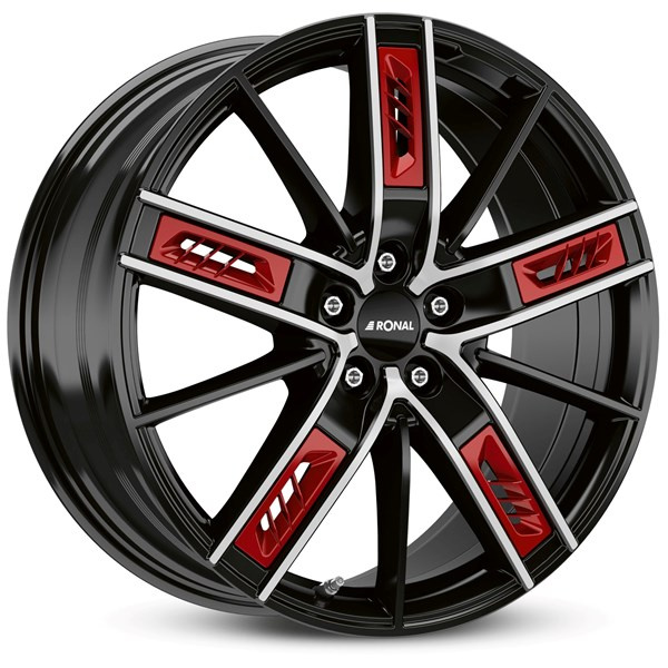 Janta aliaj Ronal R67 JBF - Jetblack-Frontkopiert CB66.5 5/112 19X8.0 ET54
