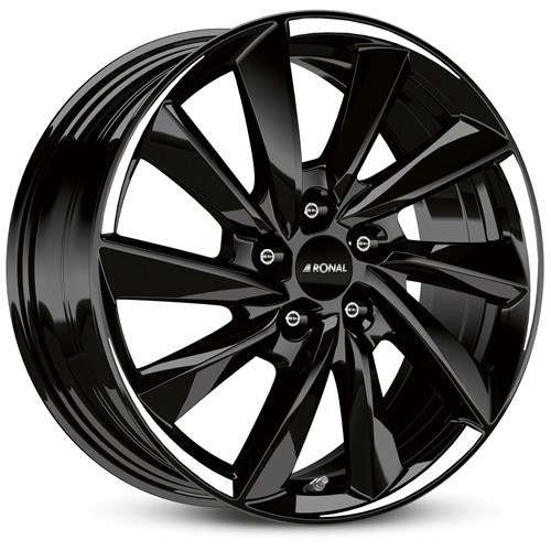 Janta aliaj Ronal R70 7.5x18 5x112 ET49 JBWT - Jetblack-White Tail