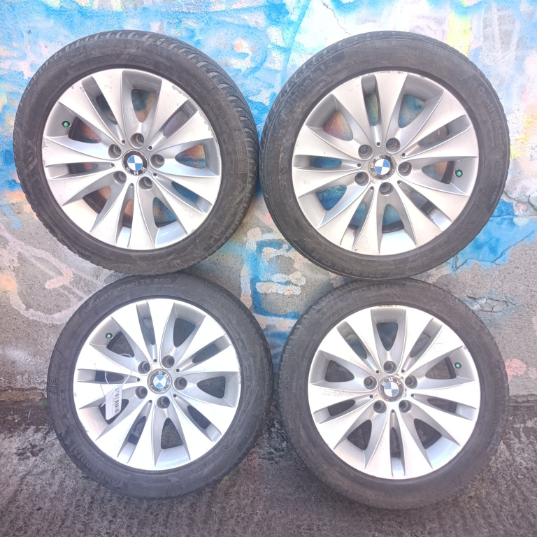 Janta Aliaj Set Bmw 5 (E60, E61) 2003-2010 R17 5X120 Anvelope All Season Anvelope Stare Buna