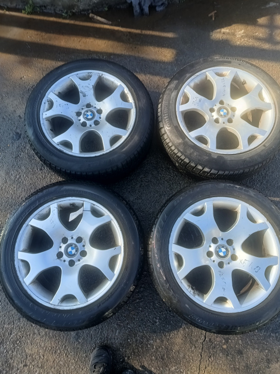 Janta Aliaj Set Bmw X5 (E53) 1999-2006 3.0 D M57 D30 (306D1) Motorina R19 5X120 Anvelope Iarna Anvelope Foarte Uzate