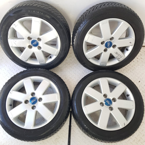 Janta Aliaj Set Ford Fusion (Ju) 2002-2012 1.6 Tdci Hhjb Motorina R16 4X108 Anvelope All Season Anve...