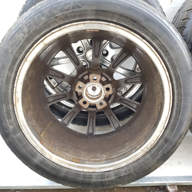 Janta Aliaj Set Mercedes-Benz E-Class (W211) 2002-2009 R18 5X112 Anvelope Iarna Anvelope Foarte Uzate