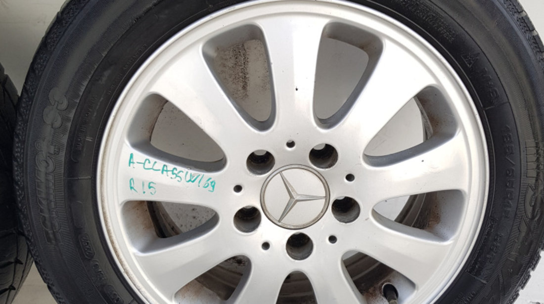 Janta Aliaj Set R15,5x112,Anvelope Iarna,Anvelope Uzate Mercedes-Benz A-CLASS (W169) 2004 - 2012 A1694010002