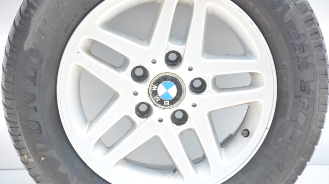 Janta Aliaj Set R15,5x120,Anvelope Iarna,Anvelope Uzate BMW 3 (E46) 1998 - 2007