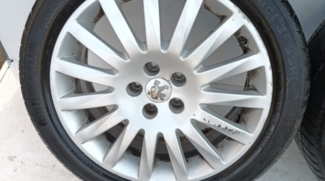 Janta Aliaj Set R18,5x108,Anvelope Iarna,Anvelope Uzate Peugeot 407 2004 - Prezent