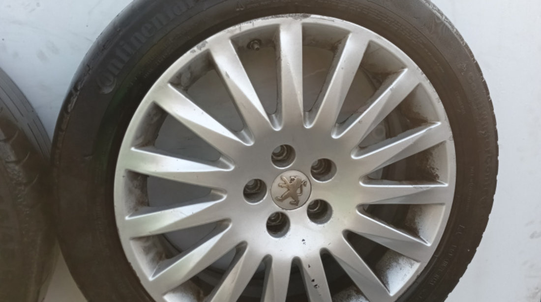 Janta Aliaj Set R18,5x108,Anvelope Iarna,Anvelope Uzate Peugeot 407 2004 - Prezent