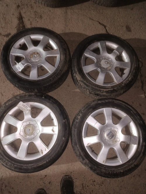 Janta Aliaj Set Seat Toledo Mk 3 (5P) 2004-2009 2.0 Tdi 16V Bkd Motorina R16 5X112 Anvelope Vara Anv...